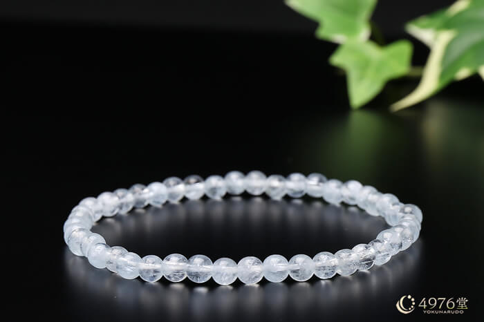 大特価◆新品！SWAROVSKI アクアマリンブレスレット アクアマリン ブレスレット 4mm ｜ 天然石通販の4976堂