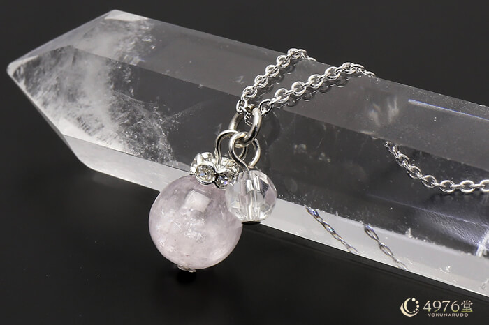 ラスト1点クンツァイト運気アップネックレス ラスト1点クンツァイト運気アップネックレス クンツァイト✕ネックレス