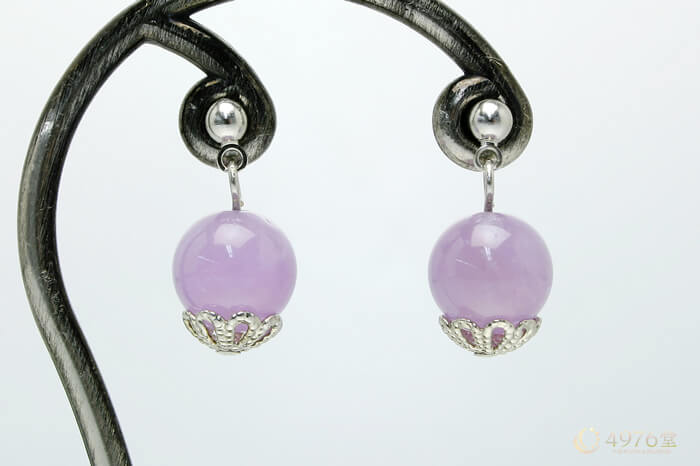 ラベンダーアメジスト ピアス スタッド ｜ 天然石通販の4976堂